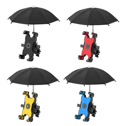 CYCLINGBOX Bicycle Mobile Phone Bracket With Parasol Rider Mobile Phone Frame, Style: - DealBuddy
