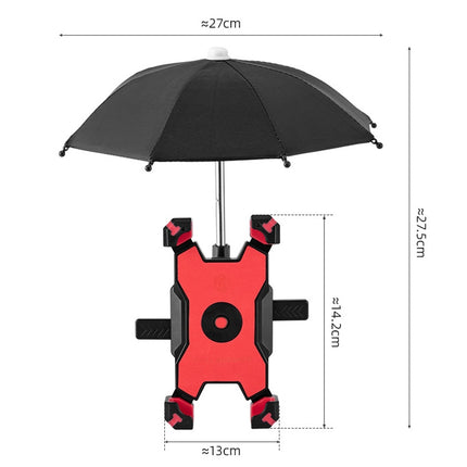 CYCLINGBOX Bicycle Mobile Phone Bracket With Parasol Rider Mobile Phone Frame, Style: - DealBuddy
