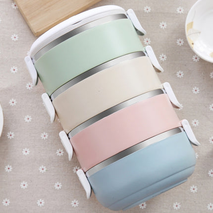 Gradient Color Lunch Box Food Bento Box Stainless Steel Container - DealBuddy