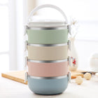 Gradient Color Lunch Box Food Bento Box Stainless Steel Container - DealBuddy