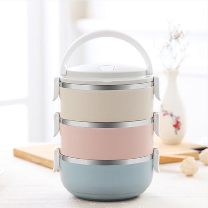 Gradient Color Lunch Box Food Bento Box Stainless Steel Container - DealBuddy