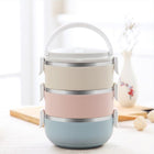 Gradient Color Lunch Box Food Bento Box Stainless Steel Container - DealBuddy