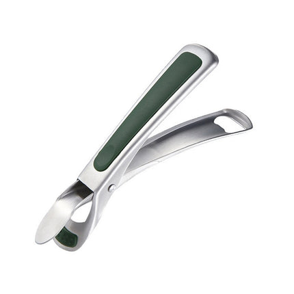 Kitchen 304 Stainless Steel Inlaid Rubber Non-Slip Anti-Scald Dish Holder And Tray Lifter, Dish Holder (Black), Dish Holder (Green) - DealBuddy