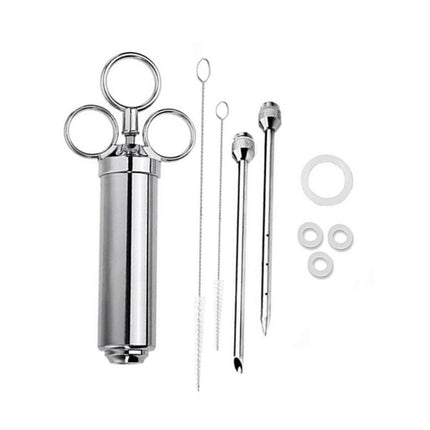 Stainless Steel Seasoning Turkey Syringe Kitchen Seasoning Syringe, 8 in 1, 9 in 1, 10 in 1 - DealBuddy