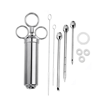 Stainless Steel Seasoning Turkey Syringe Kitchen Seasoning Syringe, 8 in 1, 9 in 1, 10 in 1 - DealBuddy