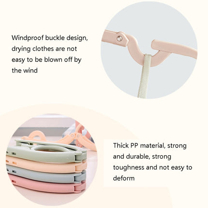 3pcs Portable Travel Folding Hanger Multi-Function Plastic Drying Rack - DealBuddy