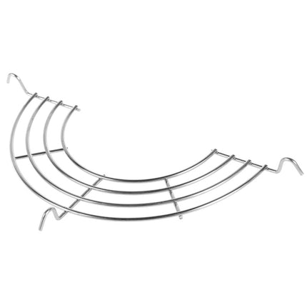 Semi-Circular Stainless Steel Drain Rack Kitchen Steamed Vegetables Rack, Size: Large 30cm, 24cm, 26cm, 30cm - DealBuddy