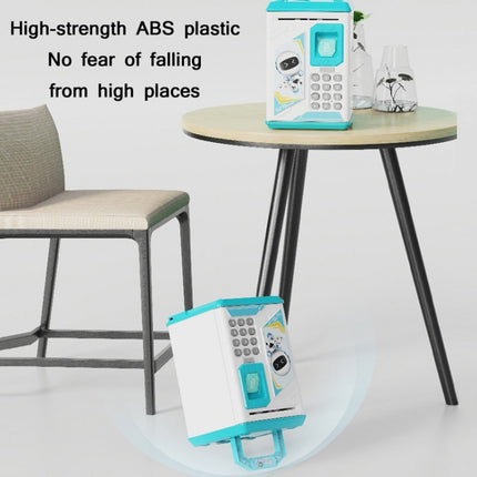 Children Cartoon Simulation Human Face Fingerprint Music Chinese British Switch Piggy Bank, Specification：