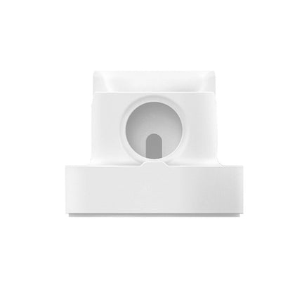 2 In 1 Smart Watch Charging Bracket Desktop Silicone Watch Charging Stand For Apple Watch, Black, White, Pink, Deep Blue, Grey - DealBuddy