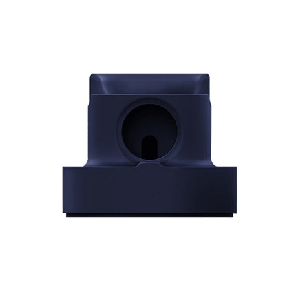 2 In 1 Smart Watch Charging Bracket Desktop Silicone Watch Charging Stand For Apple Watch, Black, White, Pink, Deep Blue, Grey - DealBuddy