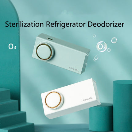 L18 Refrigerator Deodorizer Sterilization Deodorization Odor Preservation Small Household Car Air Purifier, L18 White, L18 Green - DealBuddy