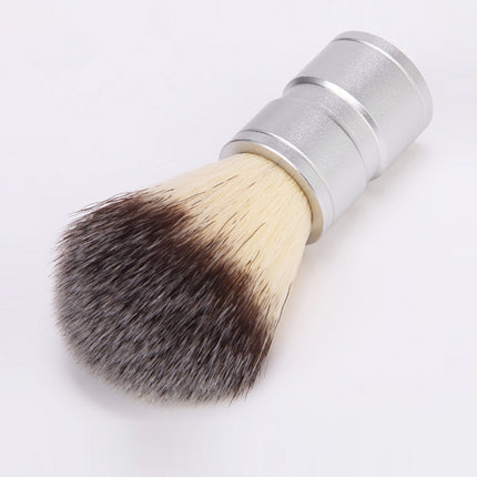 Stainless Steel Animal Hair Beard Brush Manual Stirring And Foaming Shaving Tool