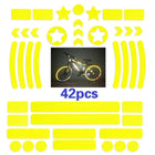 Bicycle Honeycomb Reflective Sticker Night Reflective Logo Grid Stripe Warning Strip - DealBuddy
