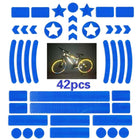 Bicycle Honeycomb Reflective Sticker Night Reflective Logo Grid Stripe Warning Strip - DealBuddy