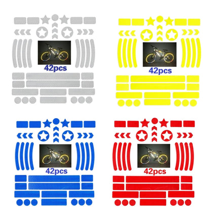 Bicycle Honeycomb Reflective Sticker Night Reflective Logo Grid Stripe Warning Strip - DealBuddy