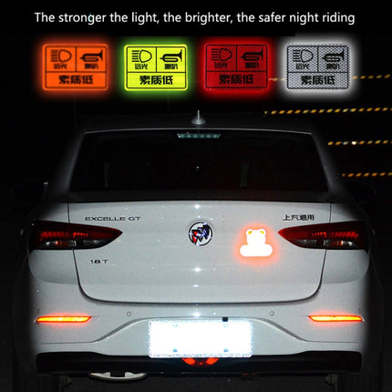 Motorcycle Bicycle broach Reflective Sticker Children Balance Scooter Luminous Sticker - DealBuddy