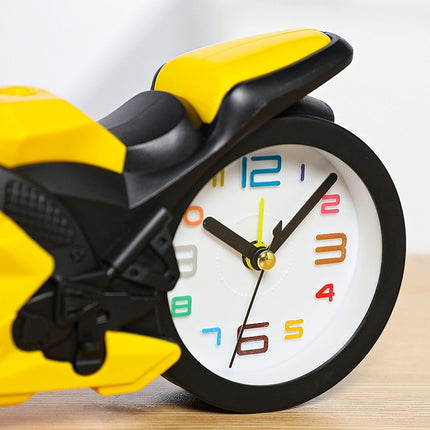 Motorcycle Alarm Clock Ornaments Creative Child Gift Clock