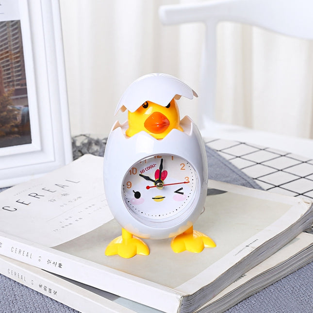 RP001 Cartoon Chicken Eggshell Chicks Alarm Clock Student Gift Children Bedroom Ornaments