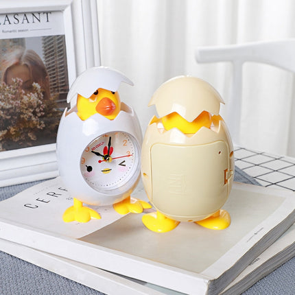 RP001 Cartoon Chicken Eggshell Chicks Alarm Clock Student Gift Children Bedroom Ornaments