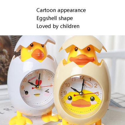RP001 Cartoon Chicken Eggshell Chicks Alarm Clock Student Gift Children Bedroom Ornaments