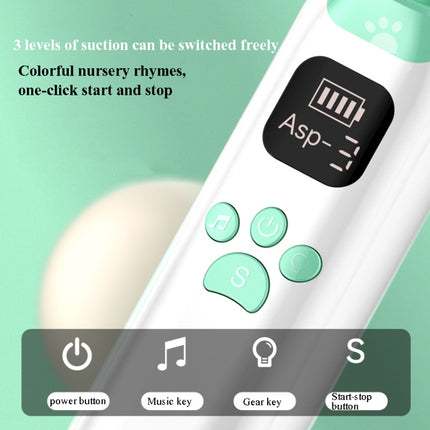 Infant Electric Nasal Aspirator With 3-gear Adjustable Nasal Clearer