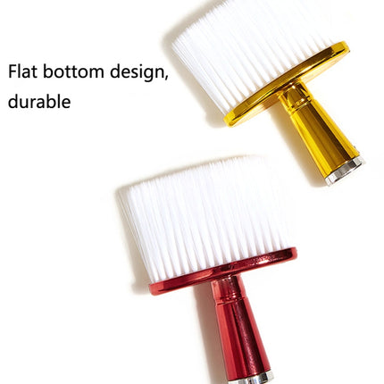 P6424 Hairdresser Sweeping Hair Brushes Hairdressing Nylon Soft Cleaning Brushes Home Hair Salons Shaving Broken Hair Brushes, Gold, Red, Blue, Silver - DealBuddy