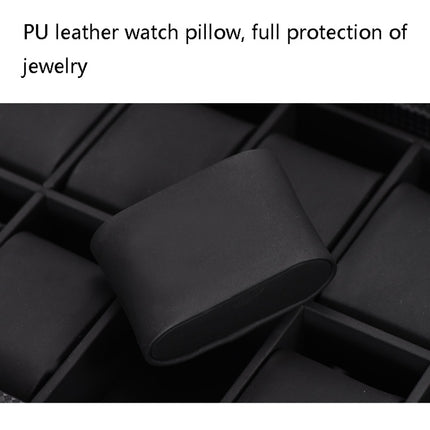 6+3 PU Watch Glasses Case Carbon Fiber PU Skin Watch Box Sunglasses Box, 6 + 3 Brown, 6 + 3 Black - DealBuddy