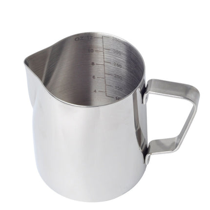 Inner Scale Pull Flower Cup Stainless Steel Milk Foam Cup Coffee Utensils, 350ml, 600ml - DealBuddy
