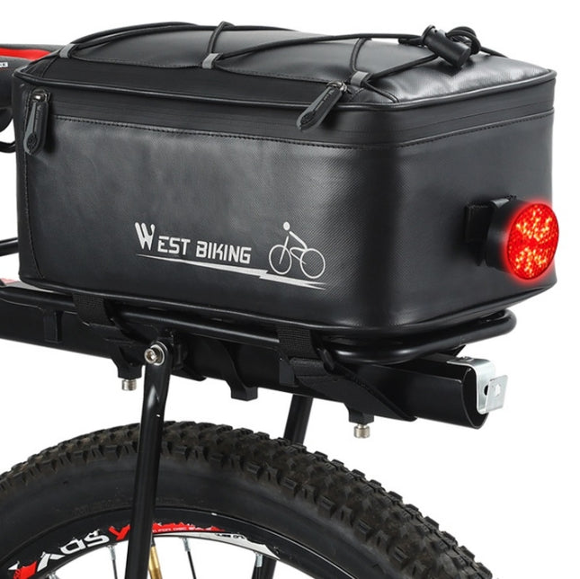 WEST BIKING Electric Bike Back Seat Driving Bag Mountain Bike Riding Waterproof Storage Bag - DealBuddy