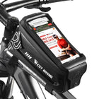 WEST BIKING 2.5L Bicycle Front Beam Mobile Phone Touch Screen Hard Shell Bag - DealBuddy