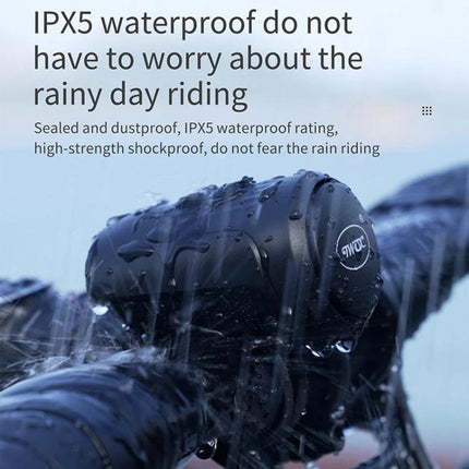 CYCLINGBOX BG-1903 Bike Alarm Anti-Theft Electric Horn 125dB USB Charging Bell - DealBuddy