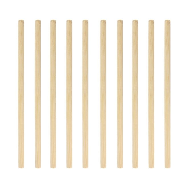 10 PCS Juice Coffee Pearl Milk Tea Natural Degradable Bamboo Straw, Style:, 20cm Flat, 20cm Oblique - DealBuddy