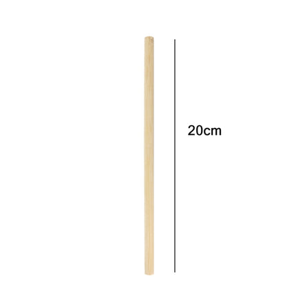 10 PCS Juice Coffee Pearl Milk Tea Natural Degradable Bamboo Straw, Style:, 20cm Flat, 20cm Oblique - DealBuddy