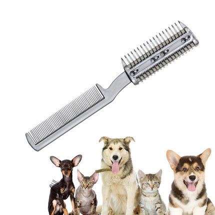 2 PCS Pet Cleaning Dead Hair Hair Removal Knife Soft Hair Removal Comb, Hair Removal Knife - DealBuddy