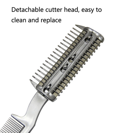2 PCS Pet Cleaning Dead Hair Hair Removal Knife Soft Hair Removal Comb, Hair Removal Knife - DealBuddy