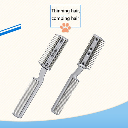2 PCS Pet Cleaning Dead Hair Hair Removal Knife Soft Hair Removal Comb, Hair Removal Knife - DealBuddy