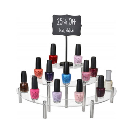 3-Layer Acrylic Cake Display Stand Cosmetic Display Stand - DealBuddy