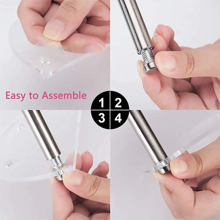 3-Layer Acrylic Cake Display Stand Cosmetic Display Stand - DealBuddy