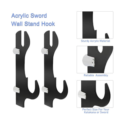 Acrylic Samurai Sword And Scabbard Holder