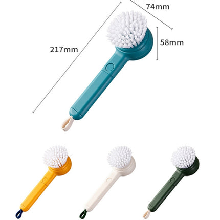 Multifunctional Fruit And Vegetable Cleaning Brush, White, Yellow, Blue, Green - DealBuddy