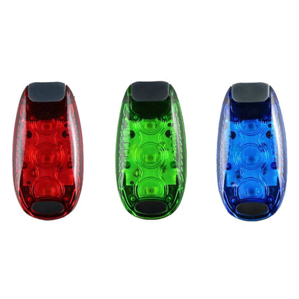 Outdoor Cycling Night Running Warm Light Bicycle Tail Light, Colour: 3 LED Red - DealBuddy