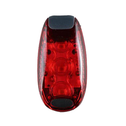 Outdoor Cycling Night Running Warm Light Bicycle Tail Light, Colour: 3 LED Red - DealBuddy