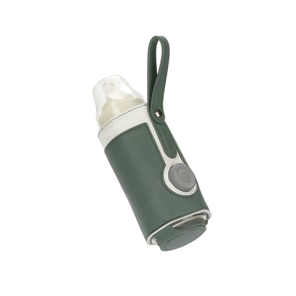 027 Leather Insulated Baby Bottle Cover Heating Bottle Bag