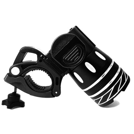 7602 LED USB Charging Telescopic Zoom Bicycle Front Light, Specification: - DealBuddy