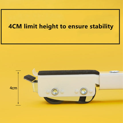 2 PCS Washing Machine Stand Movable Adjustable Refrigerator Base, Washing Machine Stand (Silver), Washing Machine Stand (White) - DealBuddy