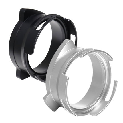 GOP8954 Alloy Coffee Powder Receiving Ring For Bofu 8 Series, Black, Silver - DealBuddy