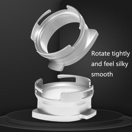 GOP8954 Alloy Coffee Powder Receiving Ring For Bofu 8 Series, Black, Silver - DealBuddy