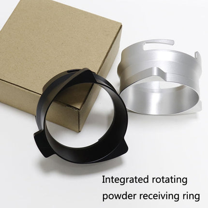 GOP8954 Alloy Coffee Powder Receiving Ring For Bofu 8 Series, Black, Silver - DealBuddy