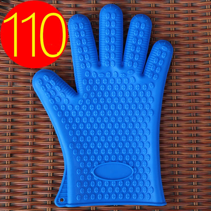 2 PCS Silicone Insulation Baking Oven Microwave Dish Clip Gloves, Blue, Green, Yellow, Pink, Purple, Orange - DealBuddy