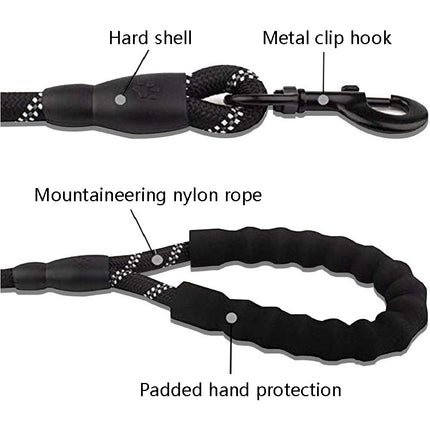 Pet Supplies Reflective Dog Pull Rope, Size:, Length 150cm Thick 1.2cm, Long 150cm Thick 0.8cm, Long 200cm Thick 1.2cm - DealBuddy